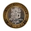 Image 2 : .999 Fine Silver Mystic Lake Casino $10 Limited Edition Gaming Token