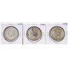 Image 1 : Lot of (3) 1948 Mexico Cinco Pesos Silver Coins