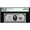Image 1 : 1929 $20 Federal Reserve Bank Note Chicago Fr.1870-G PCGS Gem New 65PPQ