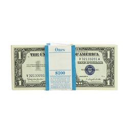 Pack of (100) Consecutive 1957B $1 Silver Certificate Notes