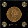 Image 1 : 1880 $10 Liberty Head Eagle Gold Coin