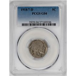 1918/7-D Buffalo Nickel Coin PCGS G04