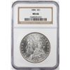 Image 1 : 1886 $1 Morgan Silver Dollar Coin NGC MS66