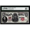 Image 1 : 1907 $5 Woodchopper Legal Tender Note Fr.90 PMG Choice Very Fine 35