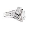Image 1 : 14KT White Gold 1.20 ctw Diamond Ring