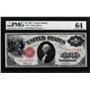 Image 1 : 1917 $1 Legal Tender Note Fr.37 PMG Choice Uncirculated 64