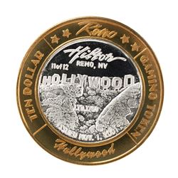 .999 Silver Hilton Reno, Nevada $10 Casino Limited Edition Gaming Token