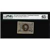 Image 1 : 1863 10 Cents Second Issue Fractional Currency Note Fr.1246 PMG Gem Uncirculated 65EPQ