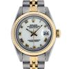 Image 1 : Rolex Ladies Quickset Two Tone 18K MOP Roman Datejust Wristwatch