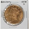 Image 1 : 1878-S $20 Liberty Head Double Eagle Gold Coin