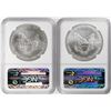 Image 2 : Lot of (2) 2012-S $1 American Silver Eagle Coins NGC MS69 First Releases