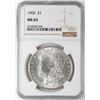 Image 1 : 1900 $1 Morgan Silver Dollar Coin NGC MS63