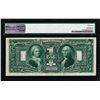 Image 2 : 1896 $1 Educational Silver Certificate Note Fr.224 PMG About Uncirculated 55