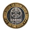 Image 2 : .999 Silver Slots - A - Fun Las Vegas, Nevada $10 Casino Limited Edition Gaming Token