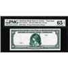 Image 1 : 1929 10 Unit American Bank Note Co. "Test Note" PMG Gem Uncirculated 65EPQ