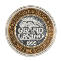 .999 Fine Silver Grand Casino $10 Limited Edition Gaming Token