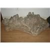Image 2 : VERY LARGE QUARTZ CRYSTAL GEODE IN NATURAL SHAPE OF BEACH, SAND AND MOUNTAINS IN EXCELLENT CONDITION