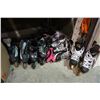 Image 2 : EIGHT PAIRS OF KIDS SKATES AND ROLLER BLADES