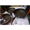 Image 3 : 2 ROCK PANS, KITCHENAID PANS AND TRAY OF CUTLERY