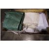 Image 2 : CRATE OF SACKS AND TARPS