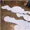 Image 3 : 4 COROPLAST CLOUD CUT OUTS