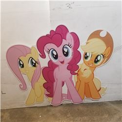 2FT TALL TRIPLE MY LITTLE PONY CUT OUT