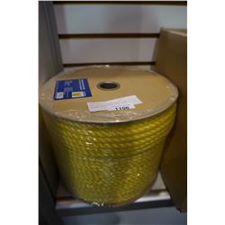 NEW SPOOL 3/8" x 360FT 3 STRAND POLYPROPYLENE ROPE