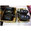 Image 1 : LOT OF 4 BATTERIES AND 4 CHARGERS FOR MASTERCRAFT TOOLS