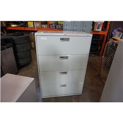 4 DRAWER HON LATERAL FILING CABINET