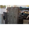 Image 2 : BANK OF 6 LOCKERS 6FT TALL