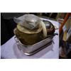 Image 1 : ROASTER, KETTLE, LOG HOLDER, AND ESTATE ITEMS