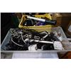 Image 1 : 2 TOTES OF WIRE AND CHARGERS