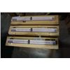 Image 2 : 3 LEDA LIGHT FLUORESCENT LIGHT FIXTURES W/ BULBS 2 x 2 FOOT