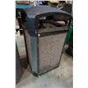 Image 1 : LARGE WASTE BIN WITH DECORATIVE ROCK SIDES