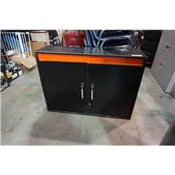 BLACK AND RED CABINET