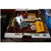 Image 1 : BOX OF FLOORING STAPLES AND OTHER HARDWARE