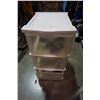 Image 1 : WHITE 3 DRAWER ORGANIZER AND WORK GLOVES