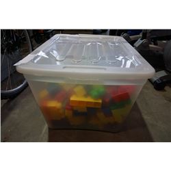 LARGE TOTE OF LEGO DUPLO