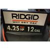 Image 2 : RIDGID WET DRY 12 GALLON SHOP VAC