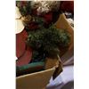 Image 2 : BOX OF XMAS DECOR, SANTA, AND XMAS TREE