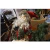 Image 5 : BOX OF XMAS DECOR, SANTA, AND XMAS TREE