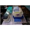 Image 1 : LOT OF PLASTIC BINS