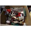 Image 3 : 2 BOXES OF XMAS DECOR AND MINIONS STUFFY