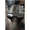 Image 1 : STANLEY ROLLING TOOLBOX W/ SANDER, SAW CAT, CIRCULAR SAW, AND TOOLS