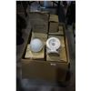 Image 1 : BOX OF LIGHT FIXTURES AND SHADES