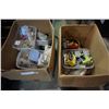 Image 1 : 2 BOXES OF VARIOUS HARDWARE AND FASTENERS