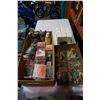 Image 1 : BOX OF SCREWS, WHEEL CLEANER, HARDWARE, AND ADAPTERS
