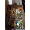 Image 2 : BOX OF SCREWS, WHEEL CLEANER, HARDWARE, AND ADAPTERS