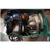 Image 1 : GREEN TOTE OF POWER TOOLS