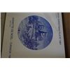 Image 4 : BOX OF COLLECTOR PLATES AND VINTAGE WALL LAMP